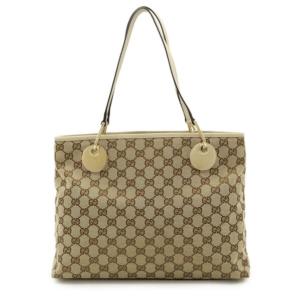 GUCCI Beige Leather Shoulder Bag - Picture 2 of 10